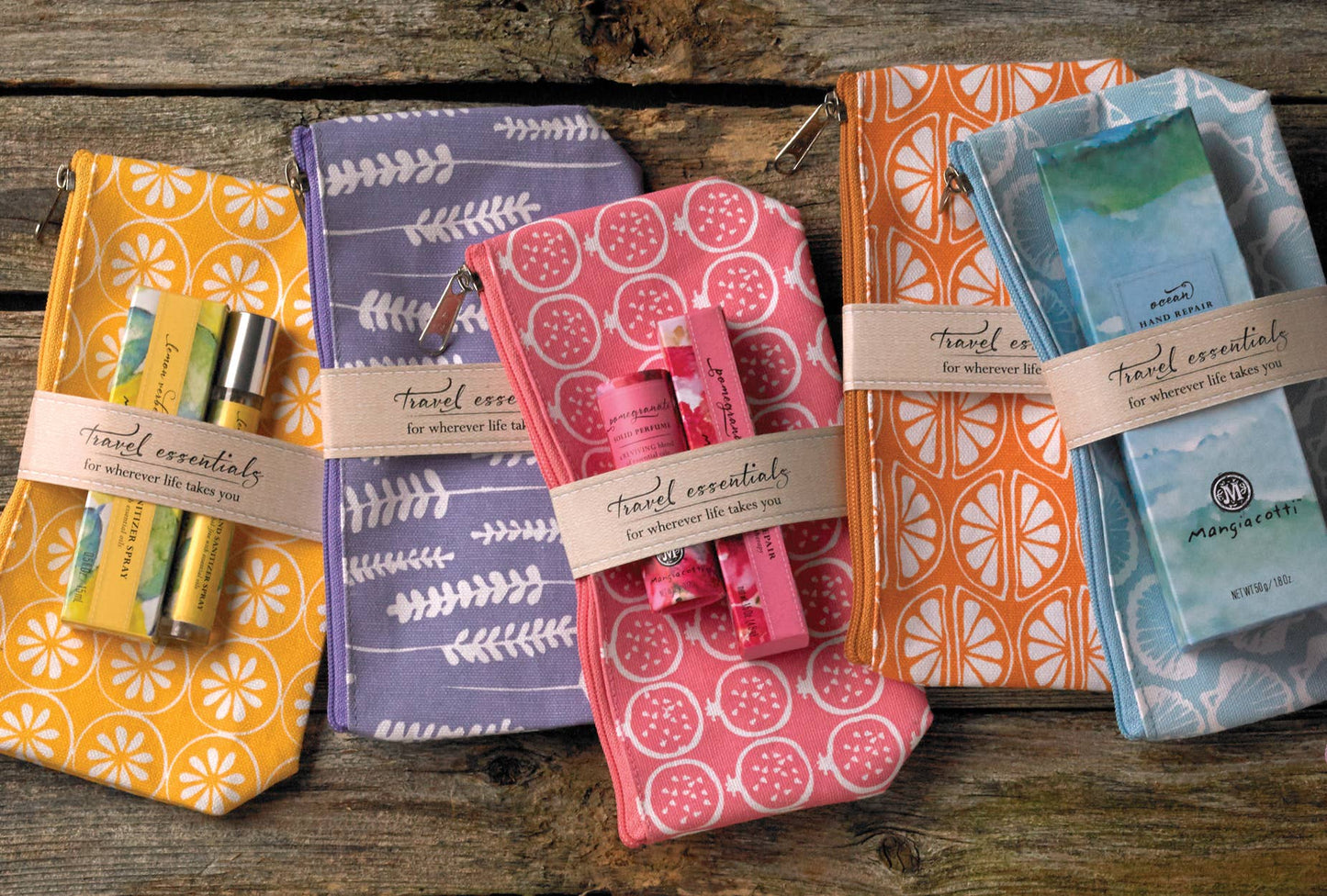 Lavender Cosmetic Bag by Mangiacotti, Travel Canvas Bag