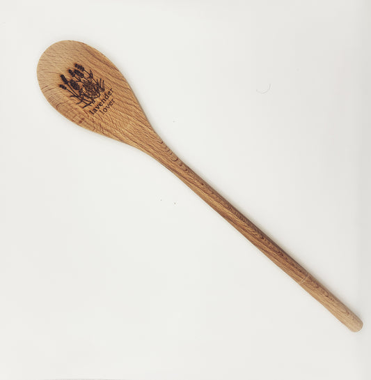 "Lavender Lover" Wooden Spoon