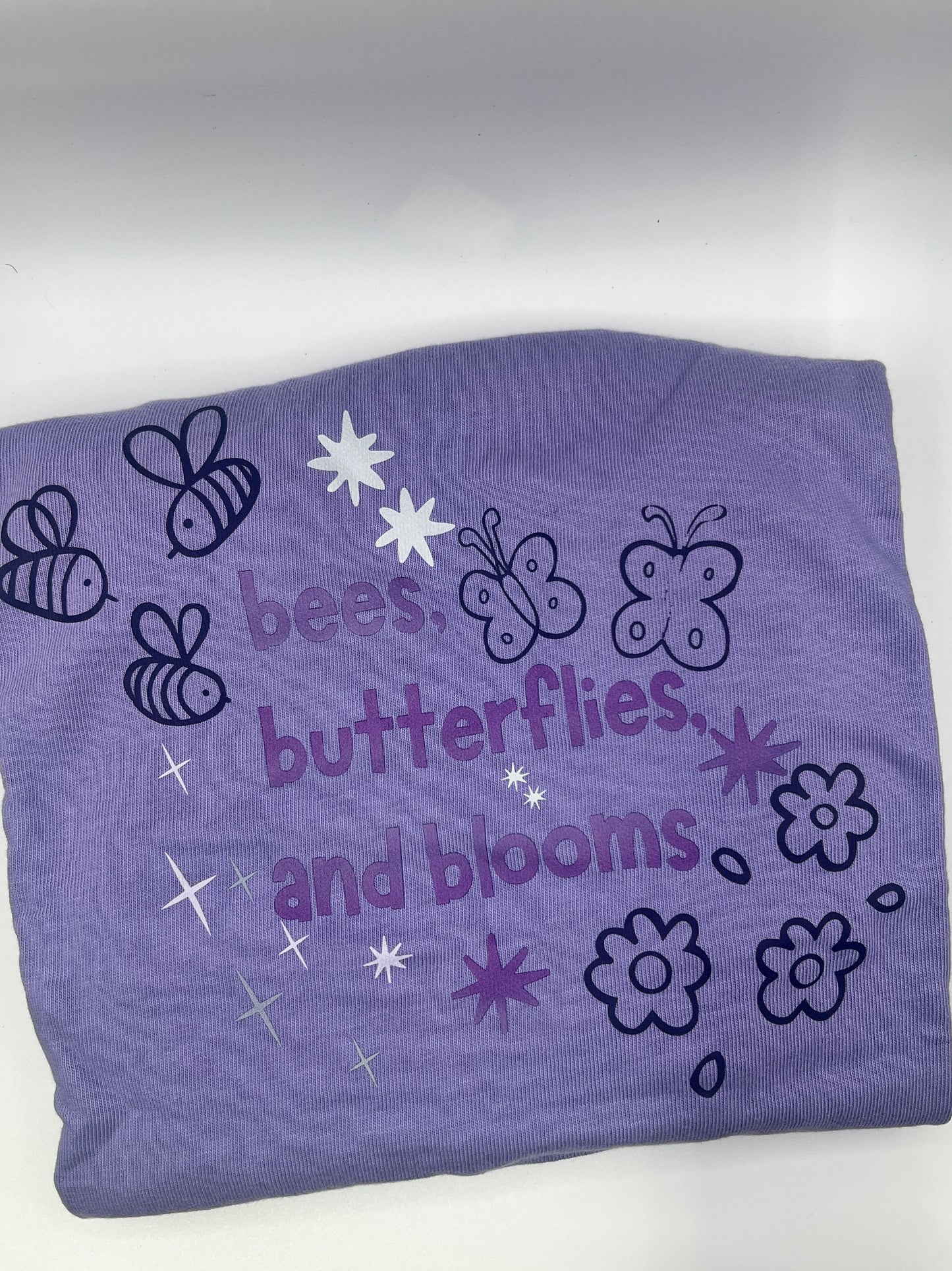 CLEARANCE - YOUTH shirt - Bees Butterflies Blooms