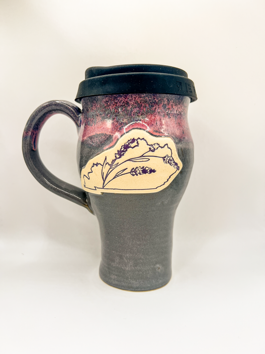 Ceramic Travel Mug with Handle