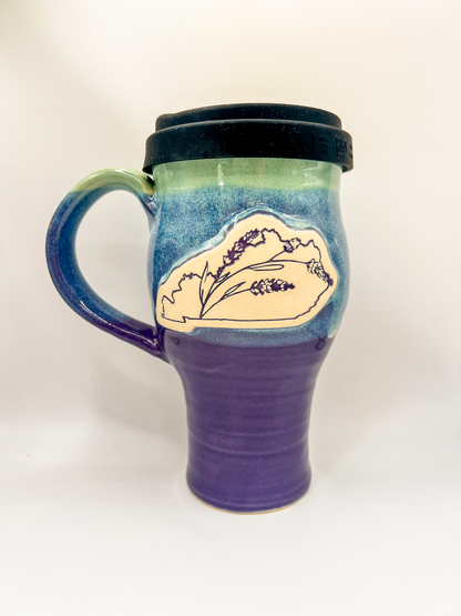 Ceramic Travel Mug with Handle