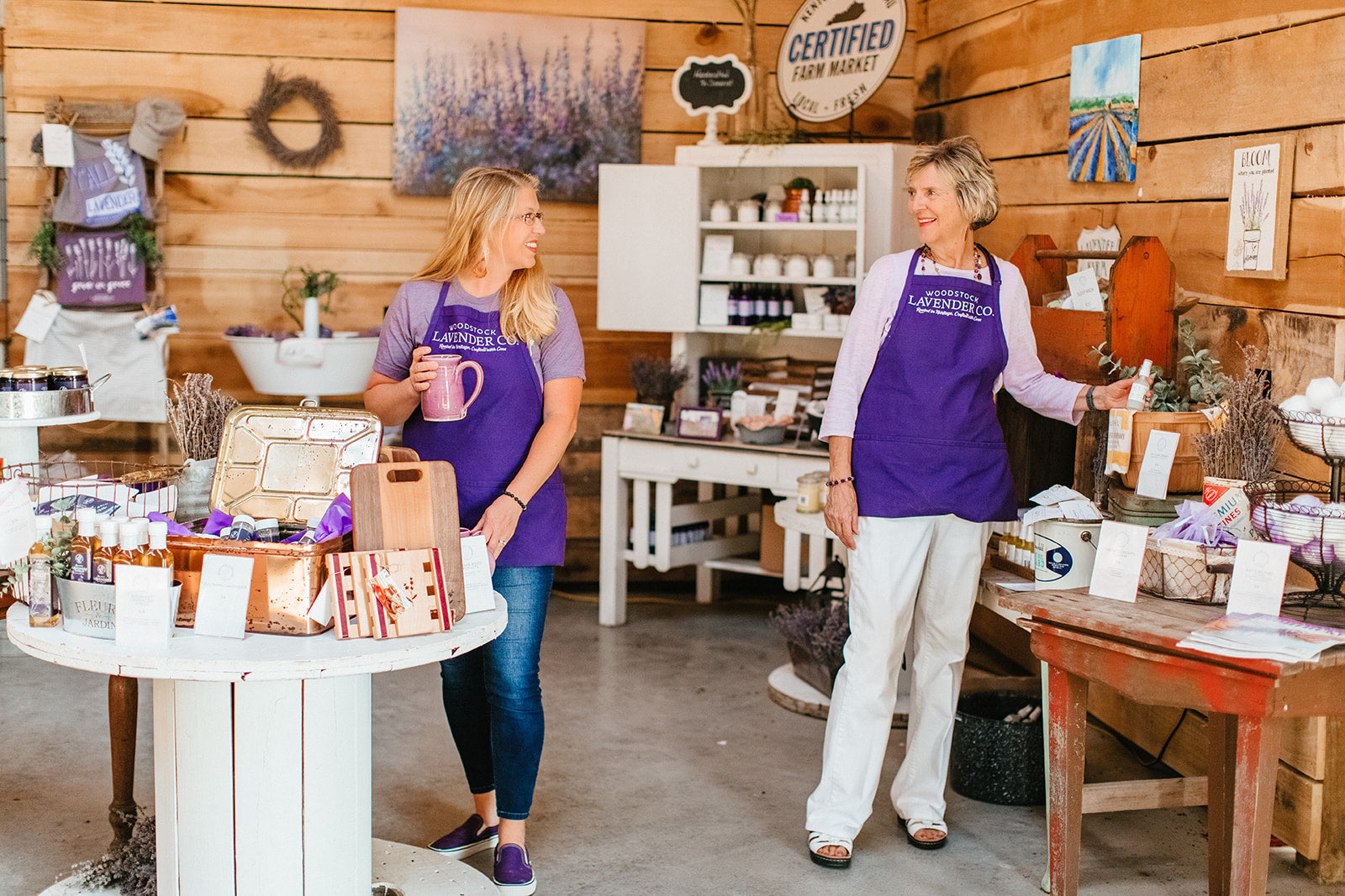 Shop our lovely lavender products, straight from our Woodstock Lavender farm boutique!