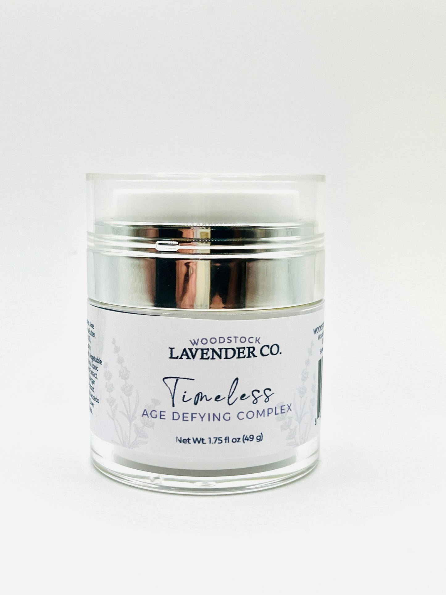 Jar of complex on white background