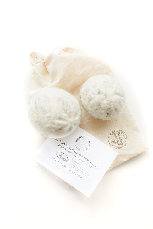 Wool dryer balls (set of 2)